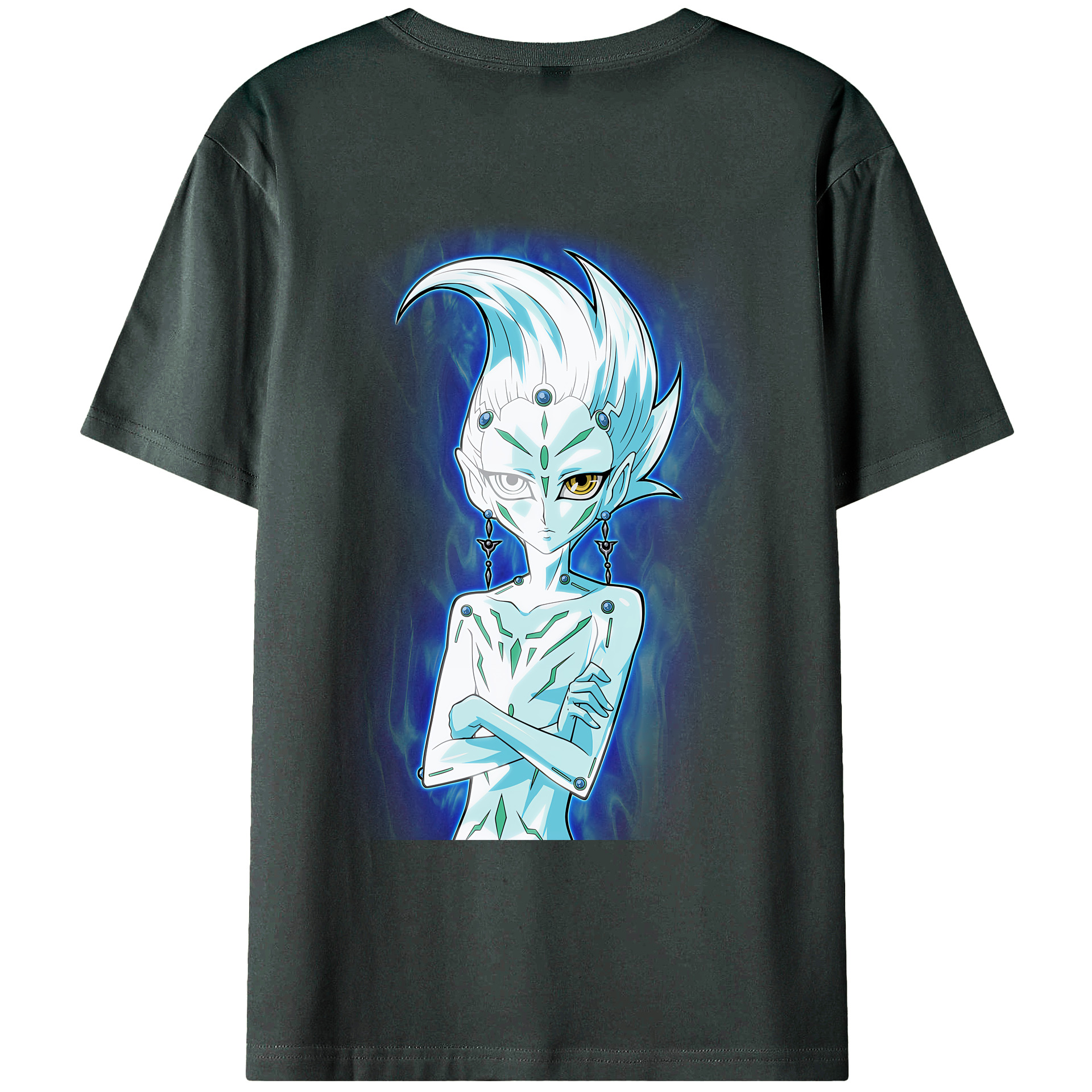 （画像用） 遊☆戯☆王 Yu-Gi-Oh! 綿100％ メンズ半袖Tシャツ（バックプリント） 通気性